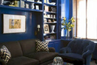 45 Best Beautiful Navy Brown Living Room Ideas