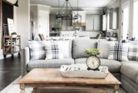 46 Cozy Farmhouse Living Room Decor Ideas That Make You