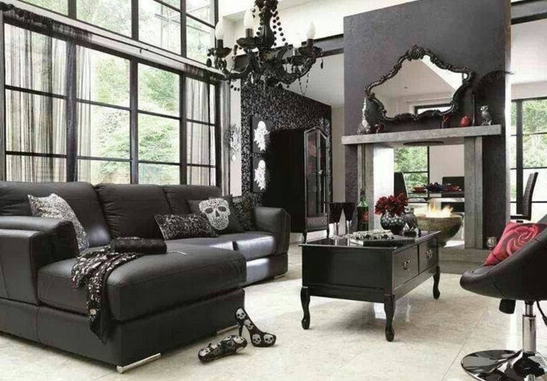 47 Captivating Goth Living Room Ideas For Inspiration