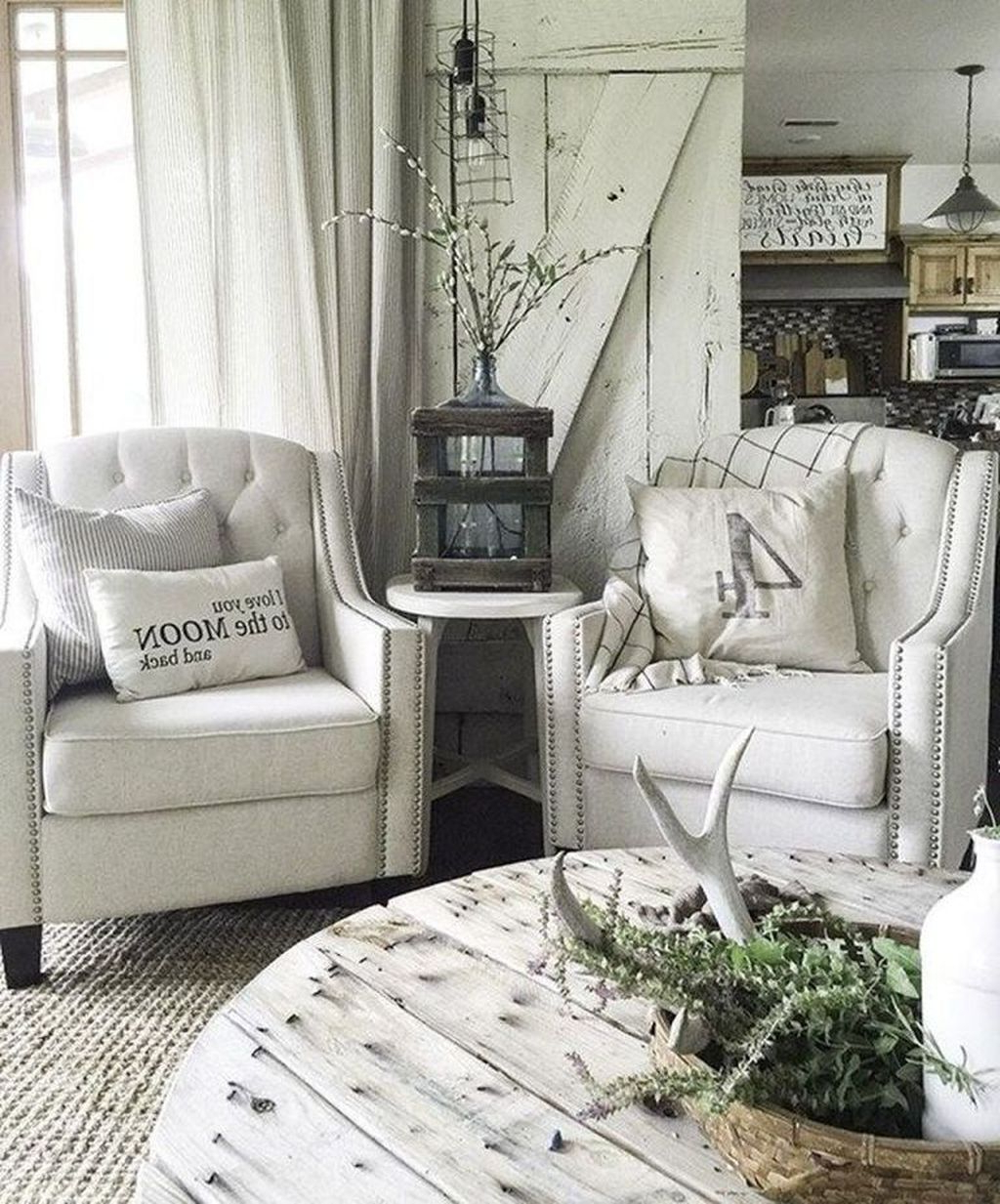 48 Stunning Living Room Design Ideas With Farmhouse Style