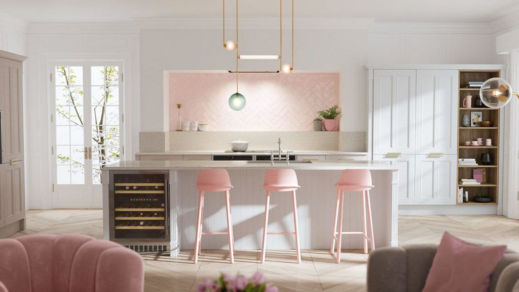 51 Inspirational Pink Kitchens With Tips Accessories To