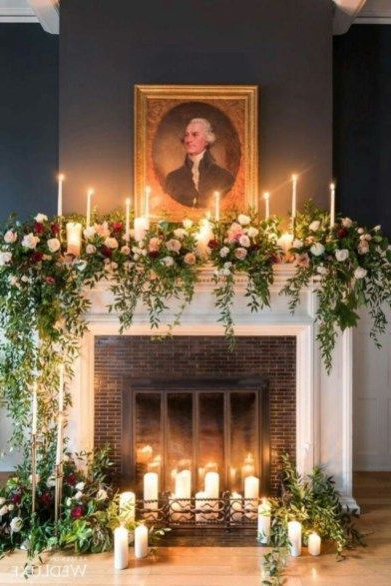 55 Amazing Christmas Fireplace Mantel Decoration Ideas