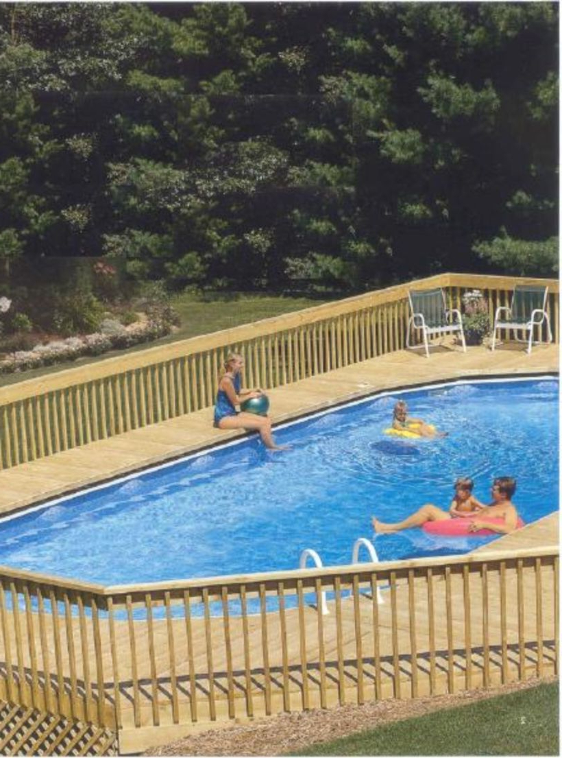 60 Cool Oval Pool Design Ideas Pool Deck Plans Above