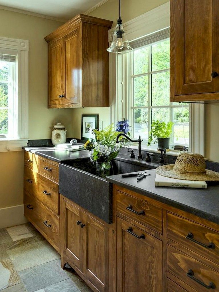 65 Incredible Farmhouse Kitchen Cabinets Makeover Ideas Farmhouse Kitchen Cabinets Rustic