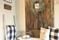 99 Cute Rustic Farmhouse Home Decoration Ideas With