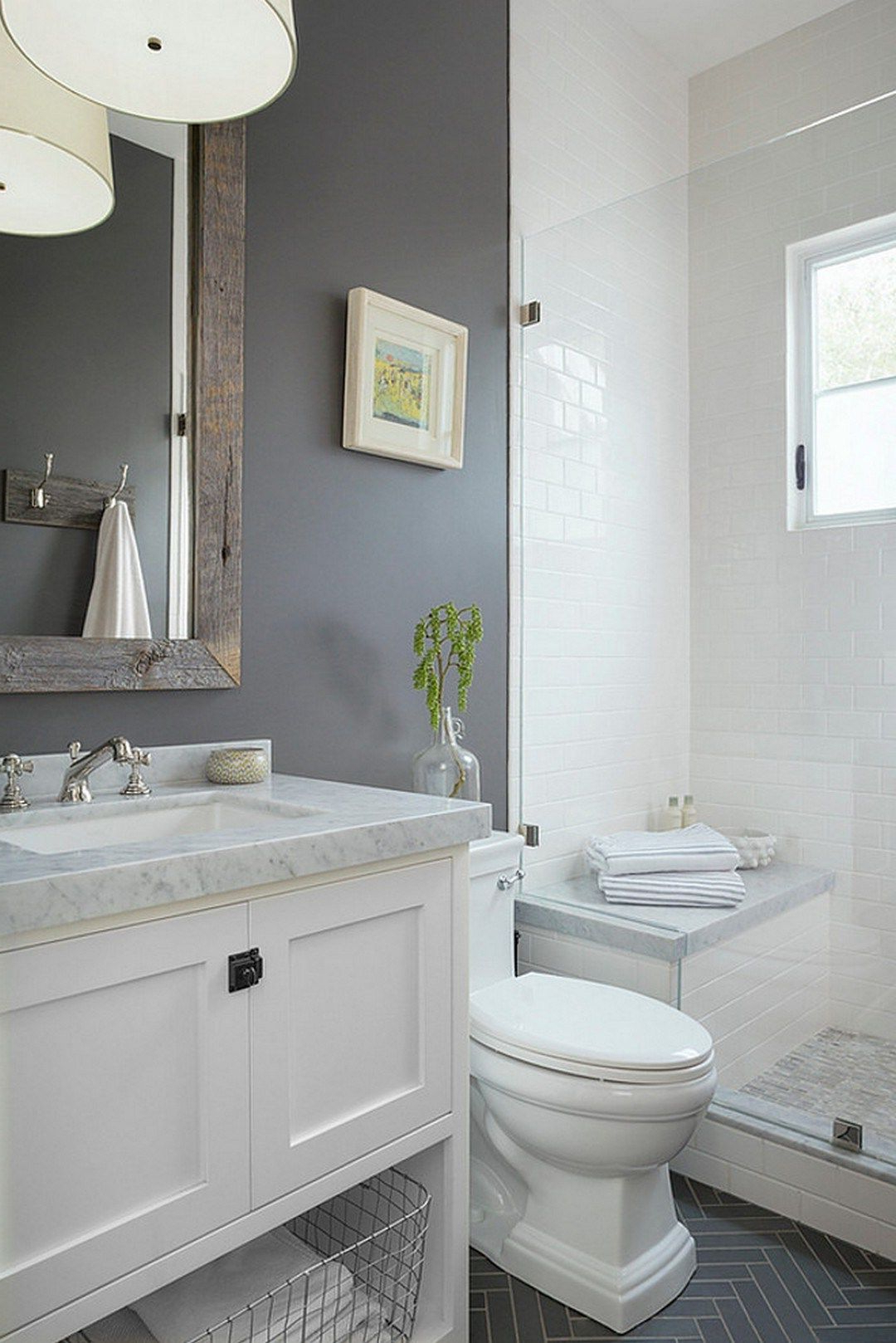 99 Small Master Bathroom Makeover Ideas On A Budget 25