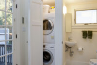 A New Guest Bath And Laundry Room Were Installed Laundry