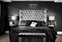 All Black Art Deco Bedroom Decor Luxury Black And White