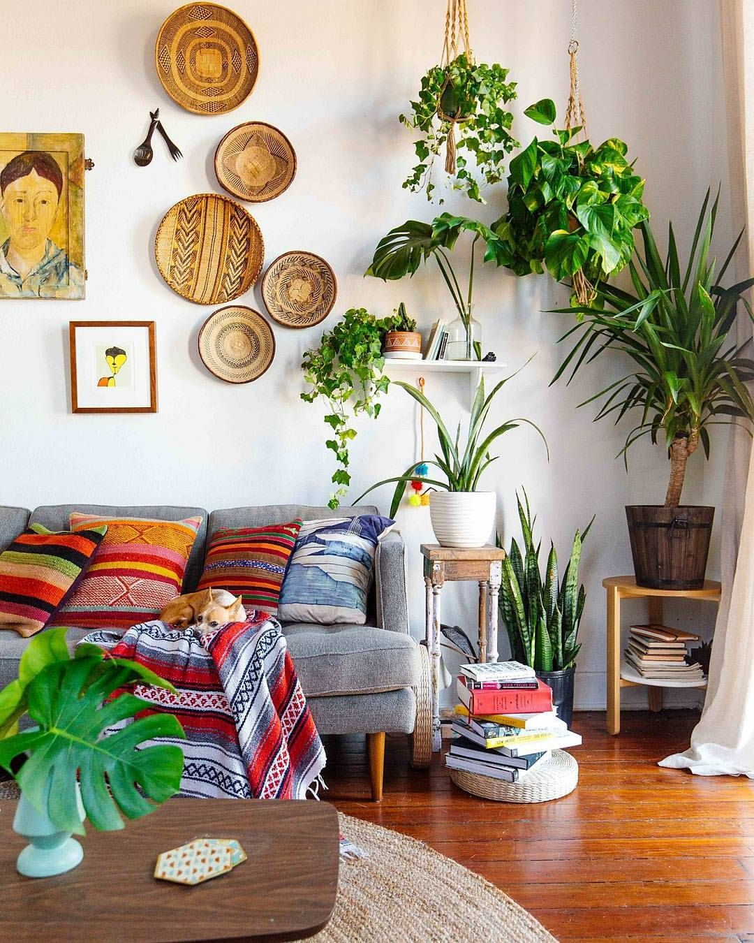 Amazing Boho Living Space With Global Textiles Lots Of