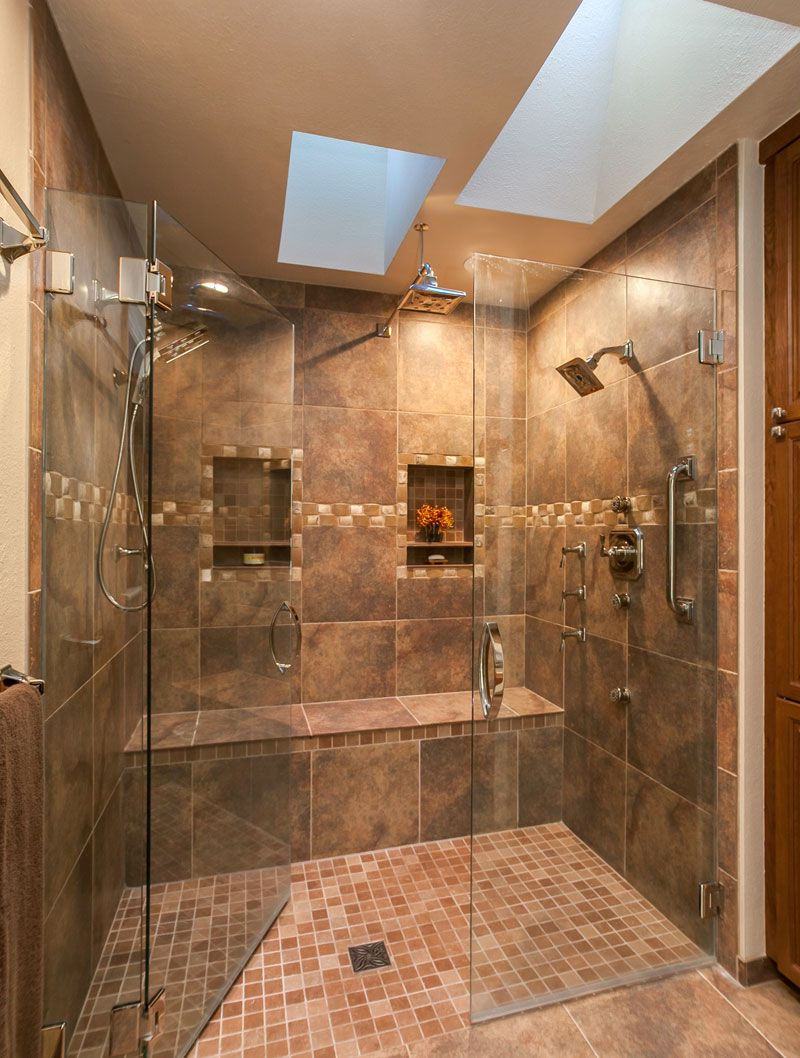 Amazing Master Bath Renovation In Denver With Huge Double