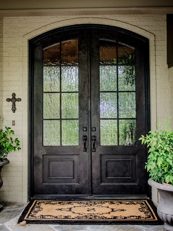 Amusing Double Front Doors For Homes Traditional Exterior