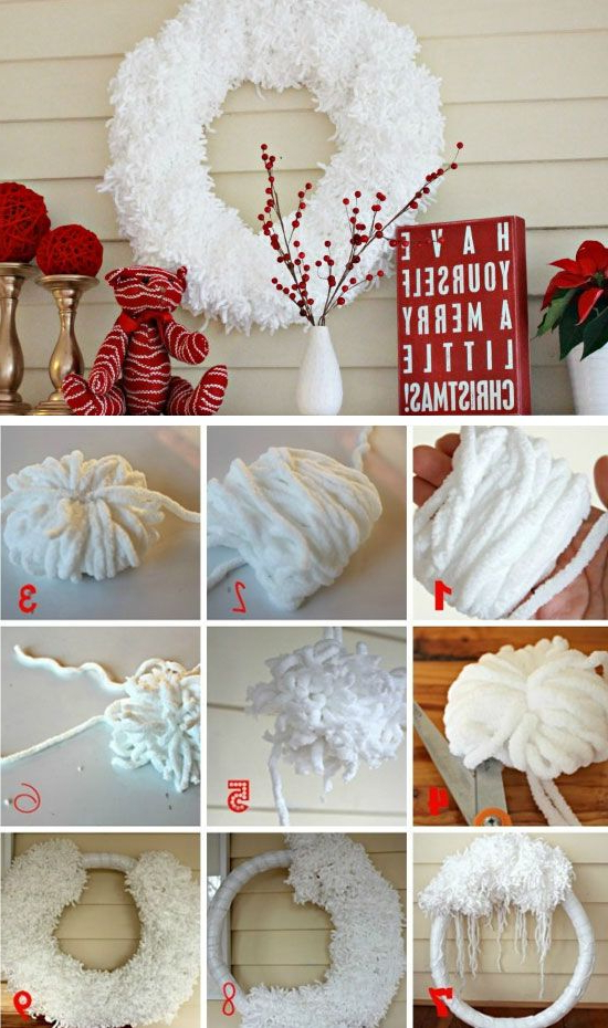 Anthropologie Inspired Wool Wreath Click For 25 Diy W