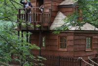 Awesome Tree House Treehouse Pinned Wwwmodlar
