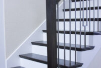 Basement Stairs Easily Made Following Prefabricated Rust