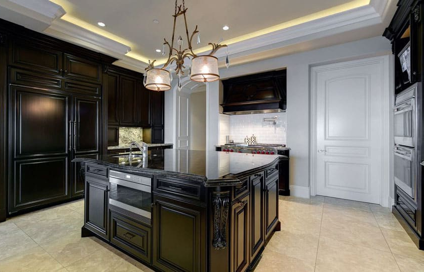 Beautiful Black Kitchen Cabinets Design Ideas