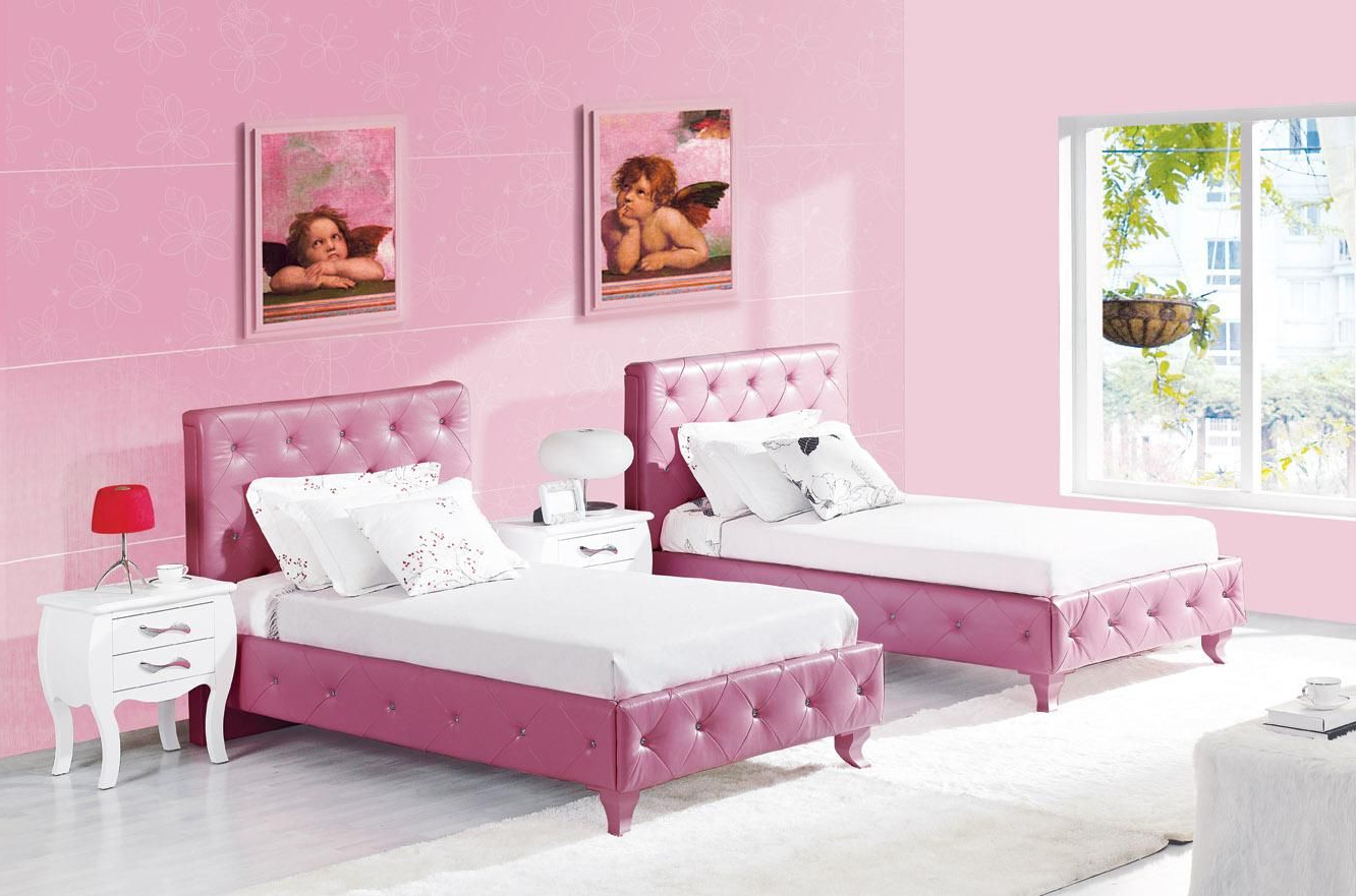 Beautiful Pinky Girls Bedroom Paint Idea For Kids Or Tween