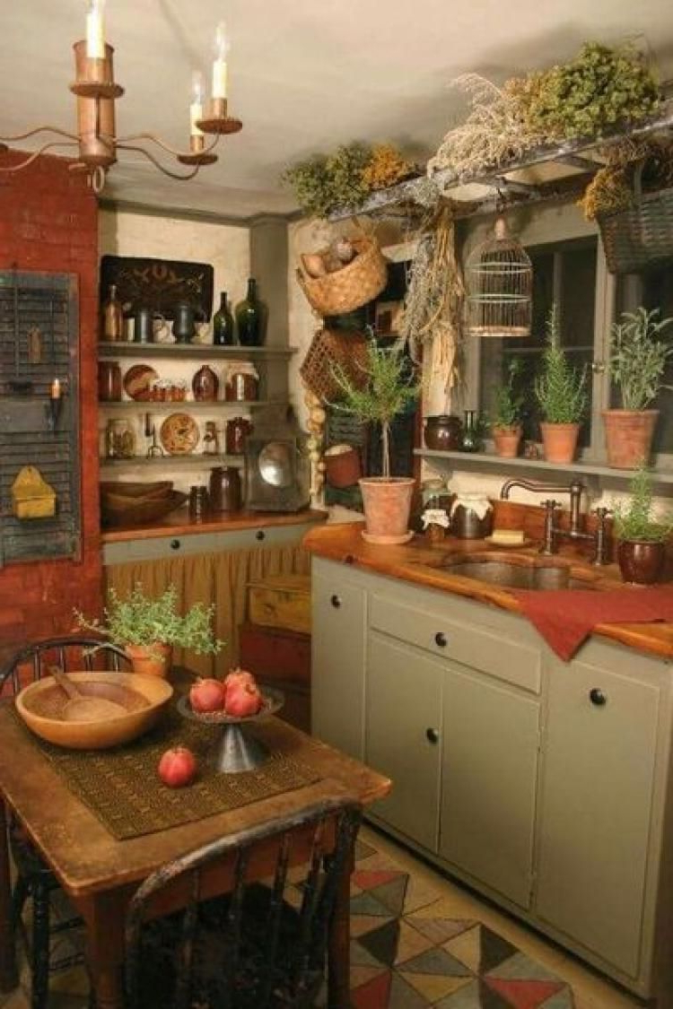 Best Ideas Primitive Country Kitchen Decor Simple
