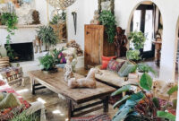 Boho Plant Styling Bohemian Living Rooms Bohemian