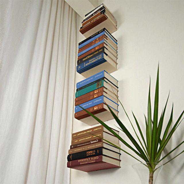 Bookshelves With Minimalist Design Conceal Book Shelf