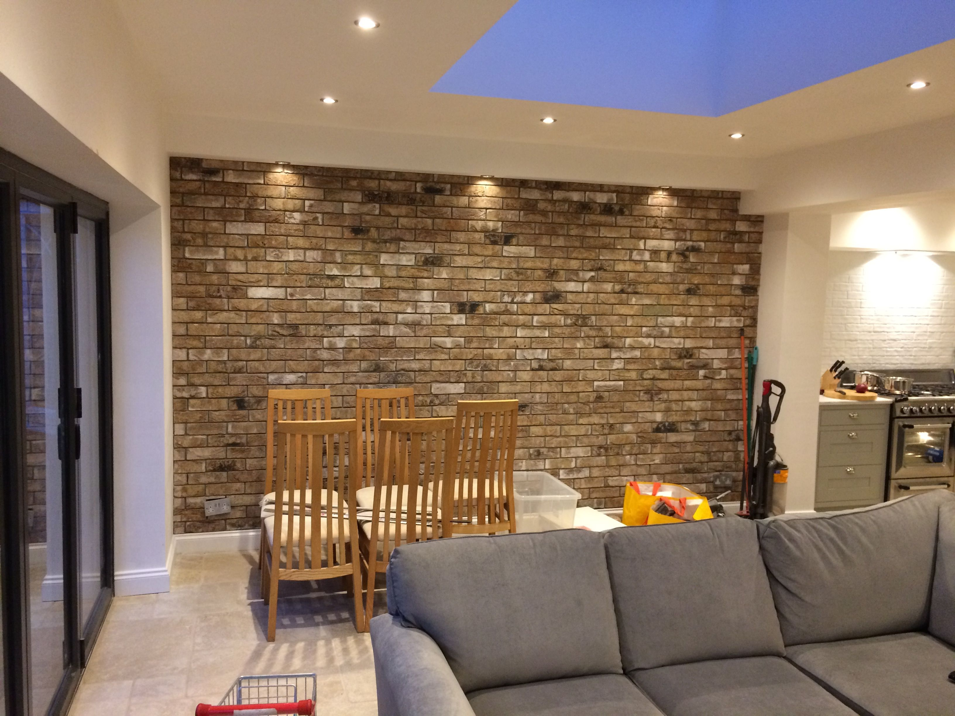 Brick Slip Internal Wall Brick Wall Living Room Brick Feature Wall Brick Wall Kitchen