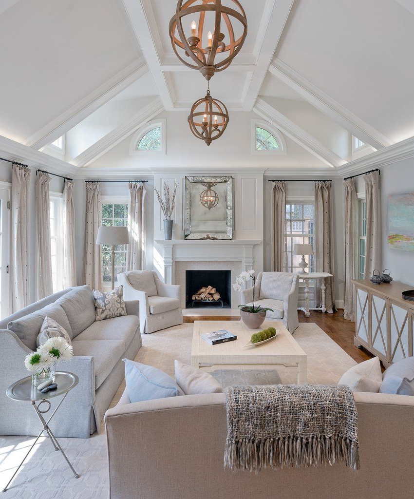 Calm And Cool In Chevy Chase Interior Design Living Room