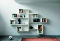 Charming 25 Modern Shelves Design Ideas For Living Room