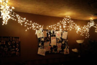 Christmas Lights Wrapping Around The Room Would Be So Cute