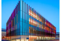 Coloured Glass Fins Of The New Oxford University