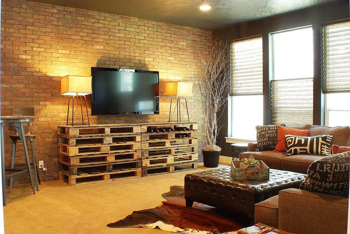 Contemporary And Fashionable Decorating Modern Brick
