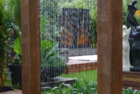 Copper Rain Shower In 2020 Water Features In The Garden