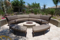 Custom Curved Outdoor Furniture Sectional Sunbrella