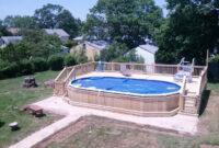 Deck For 18x33 Oval Above Ground Pool Google Search
