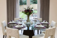 Decorative Dining Room Transitional Design Ideas For French Round Round Dining Room Table