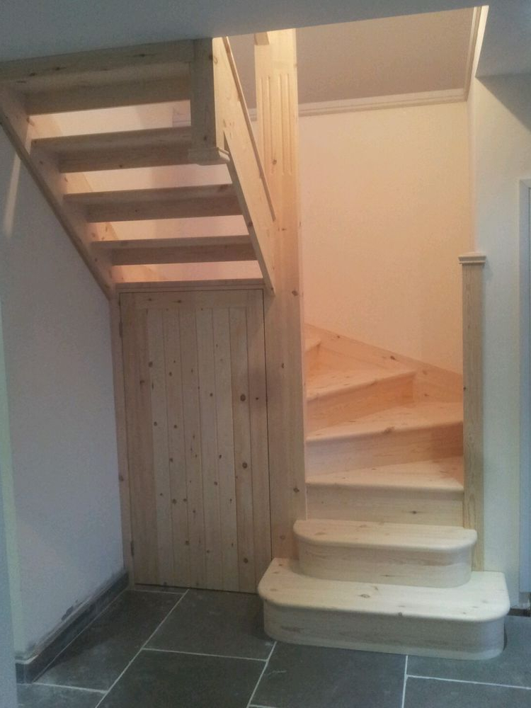 Details About 6 Winder Staircase Made To Measure In Pine