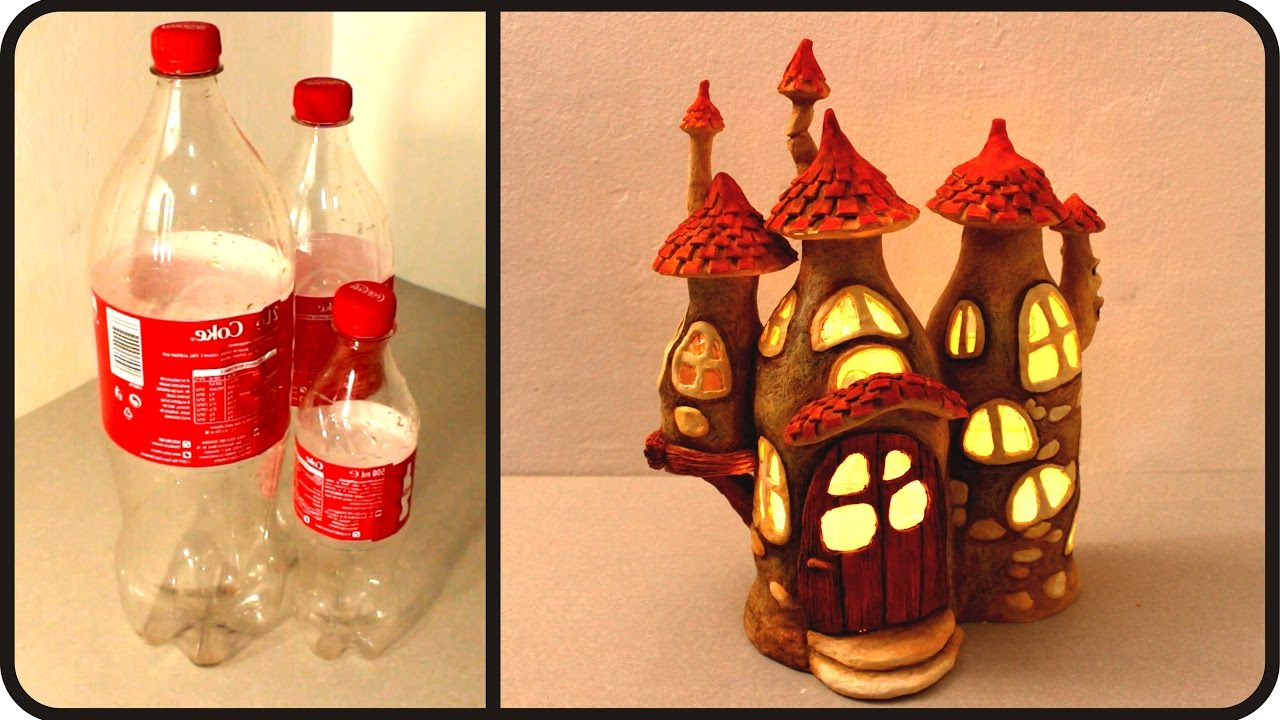 Diy Fairy House Lamp Using Coke Plastic Bottles Viral