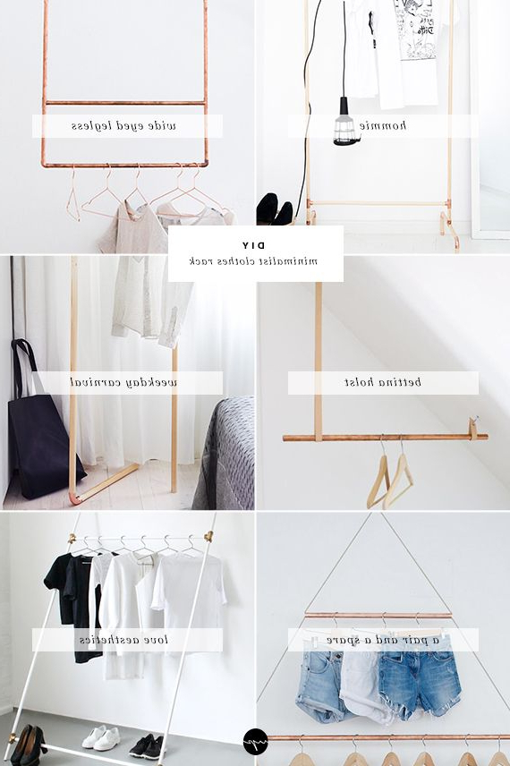 Diy Minimalist Clothes Rack Diy Clothes Rack