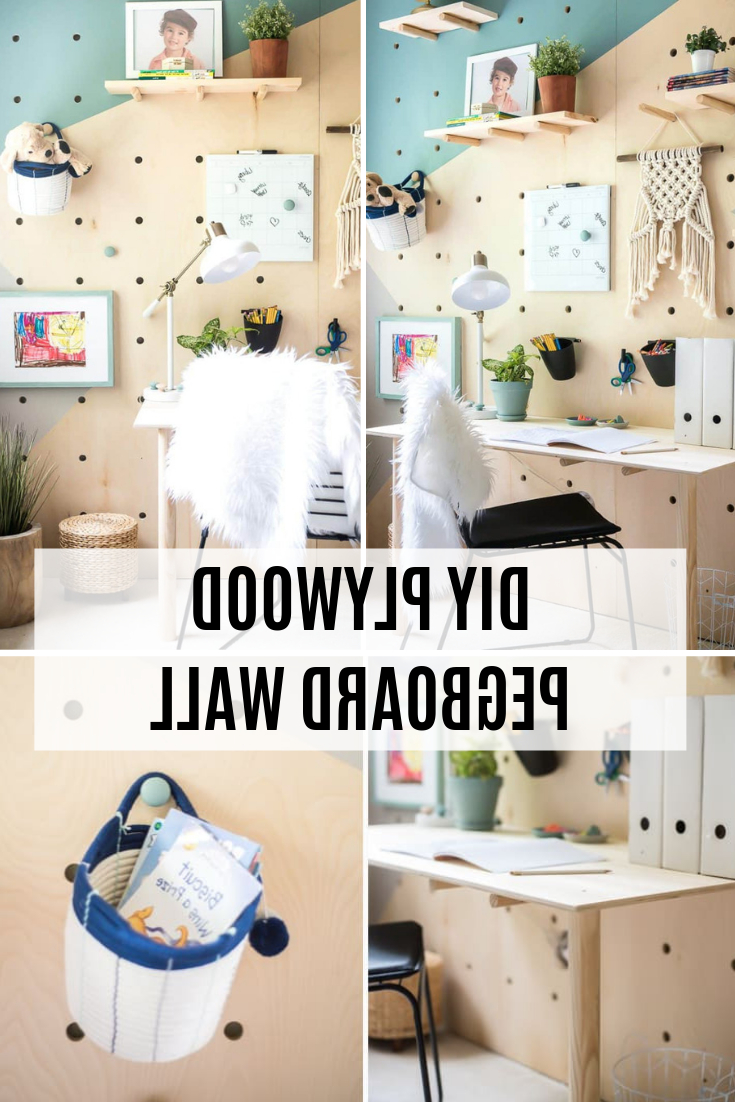 Diy Plywood Pegboard Wall So Cool And Chic Home Decor