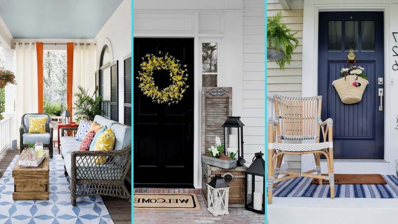 Diy Shab Chic Style Rustic Summer Front Porch Decor