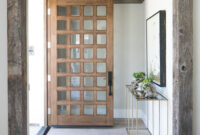 Door Is A Custom Solid Stain Grade Wood Door With A