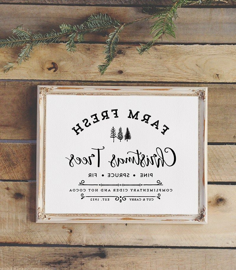 Download This Farm Fresh Christmas Trees Sign That You Can