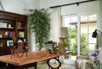 Elegant And Relaxed Tropical Home Office Home Office