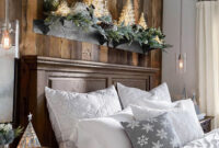 Elegant Interior Theme Christmas Bedroom Decorating
