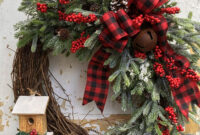Elegant Rustic Christmas Wreaths Decoration Ideas To