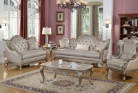 Elegant Traditional Antique Style Sofa Loveseat Formal