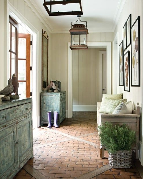 Elizabeth On Instagram I Love The Feel Of This Entry And The Brick Floor Is Fabulous Enjoy
