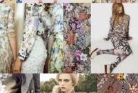 English Garden Fashion Mood Board Trend Color With