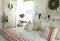 Farmhouse Chic Bedroom With A Touch Of Red With Images
