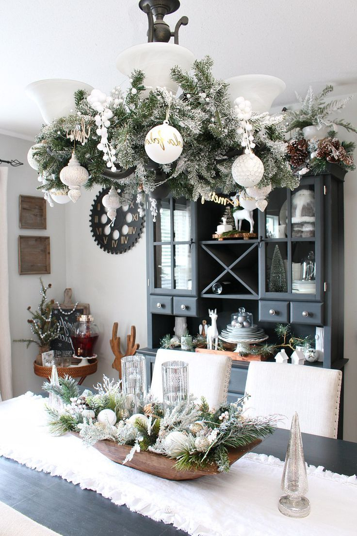 20+ Chic Blue Christmas Dining Room Ideas For Inspiration