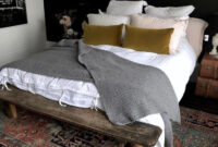 Feature Wall Rug And Those Velvet Cushions Home Bedroom