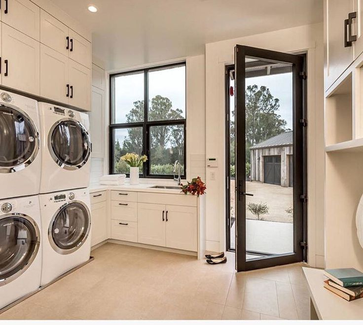 For A Large Family Big Laundry Room Laundry Mudroom